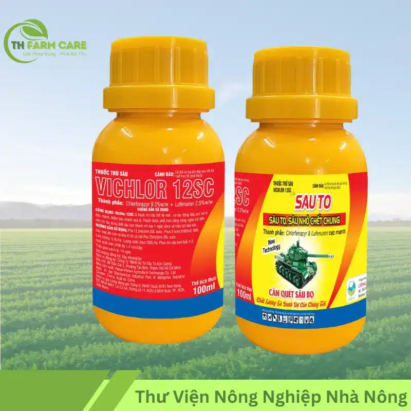 Hoạt Chất Chlorfenapyr là gì? Tác dụng, cơ chế và ứng dụng trong nông nghiệp TTH Agro Sau-To-VICHLOR-12SC-Cong-ty-Nong-Nghiep-Xuyen-A-Group-hoat-chat-Chlorfenapyr-phoi-lufenuron