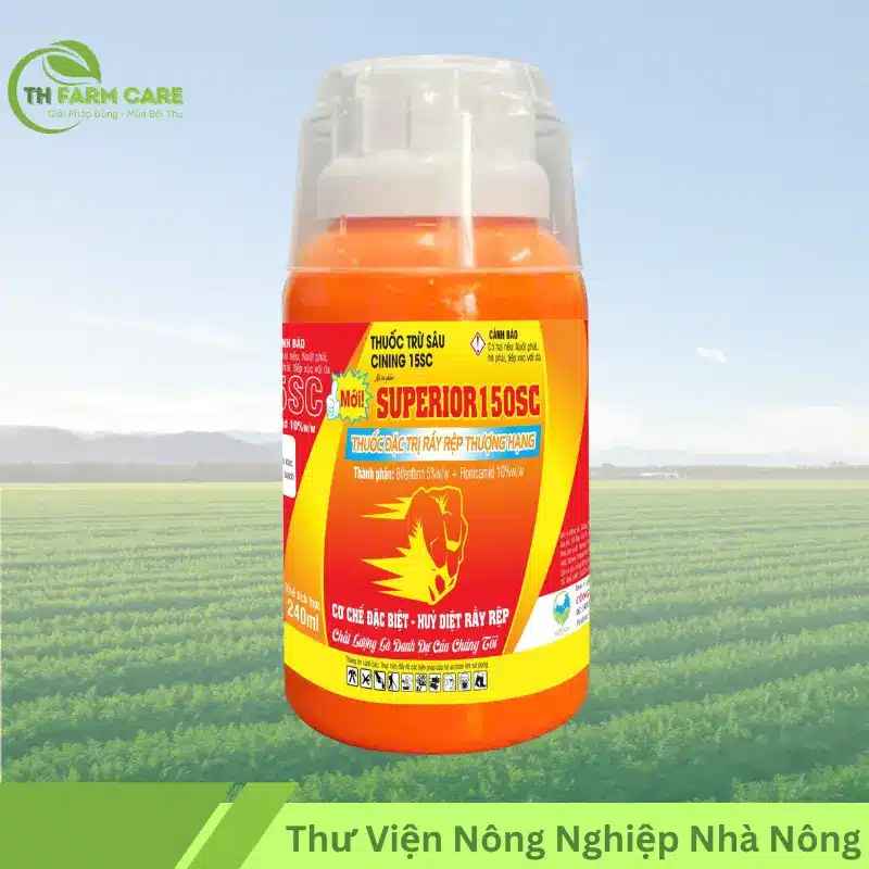 Flonicamid – Hoạt chất thế hệ mới trong kiểm soát rầy và bọ trĩ | Phân tích chuyên sâu & sản phẩm tại Việt Nam 2026 TTH Agro Thuoc-tru-sau-CINING-15SC-Phoi-hop-hoan-hao-giua-Flonicamid-va-Bifenthrin