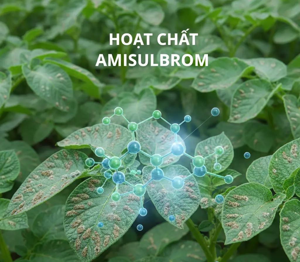 Hoạt chất Amisulbrom: Cơ chế FRAC 21, công dụng và so sánh chi tiết TTH Agro Hoạt chất Amisulbrom – Giải pháp chuyên biệt phòng trừ sương mai, giả sương mai nhóm Oomycetes