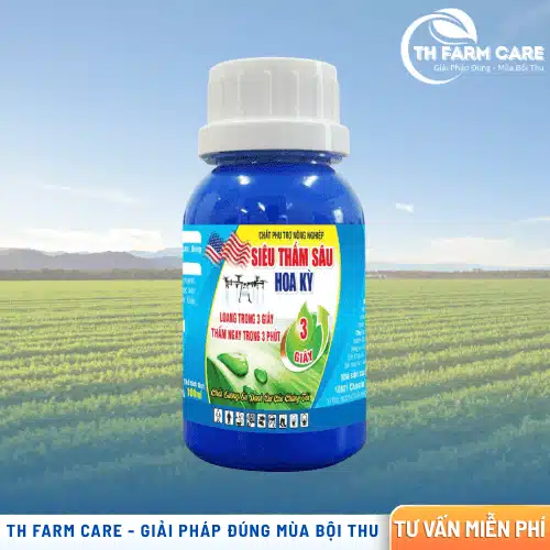 Siêu Thấm Sâu Hoa Kỳ 100ml – Tăng Hiệu Lực Thuốc BVTV, Loang Nhanh, Thấm Sâu TTH Agro Siêu Thấm Sâu Hoa Kỳ 100ml – Tăng Hiệu Lực Thuốc BVTV, Loang Nhanh, Thấm Sâu