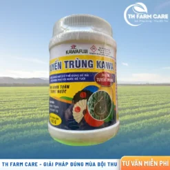 Hình ảnh hai mặt sản phẩm Tuyến Trùng KAWA FOSTER 15GR 400g chứa hoạt chất Fosthiazate dùng phòng trừ tuyến trùng hại rễ trên cà phê, hồ tiêu, sầu riêng và cây ăn quả
